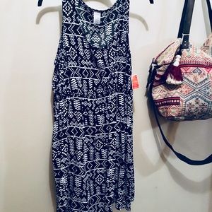 Summer knee high Aztec dress